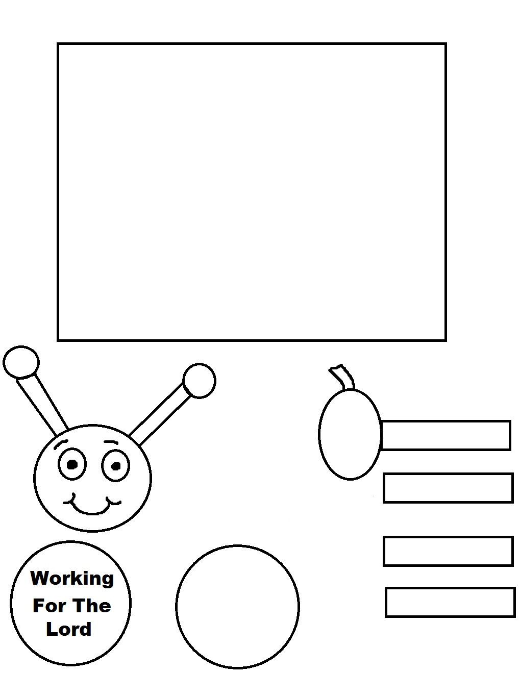 Printable Ant Craft Template
